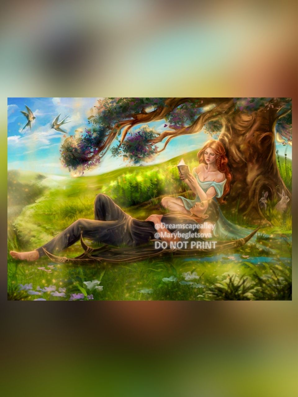 Premium Print | Warrior's Bliss | Officially Licensed