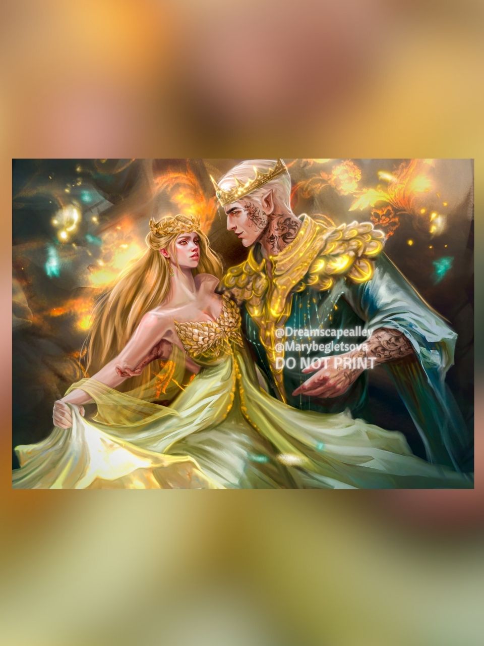 Premium Print | Dance of Fire | Officially Licensed